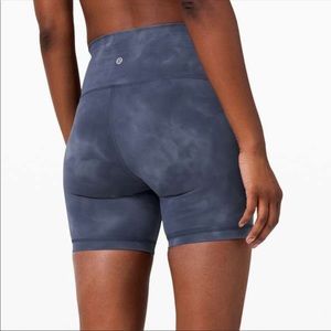 Lululemon Wunder Train Diamond Dye 6” size 6